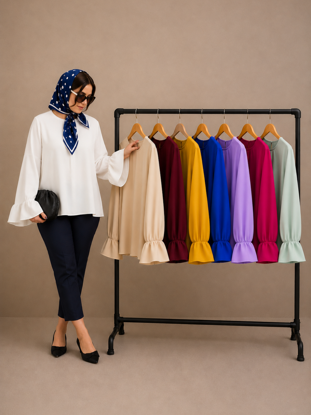 شومیز شلوار سیلویا